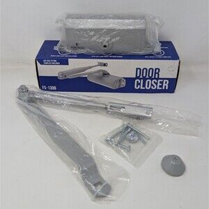 Fortress FS-1306 Commercial Automatic Adjustable Silver Hydraulic Door Closer